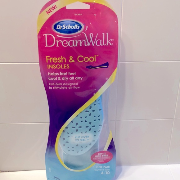 Dr. Scholl’s DreamWalk Fresh & Cool INSOLES  1 pair Women’s sizes 6-10 - Picture 1 of 3